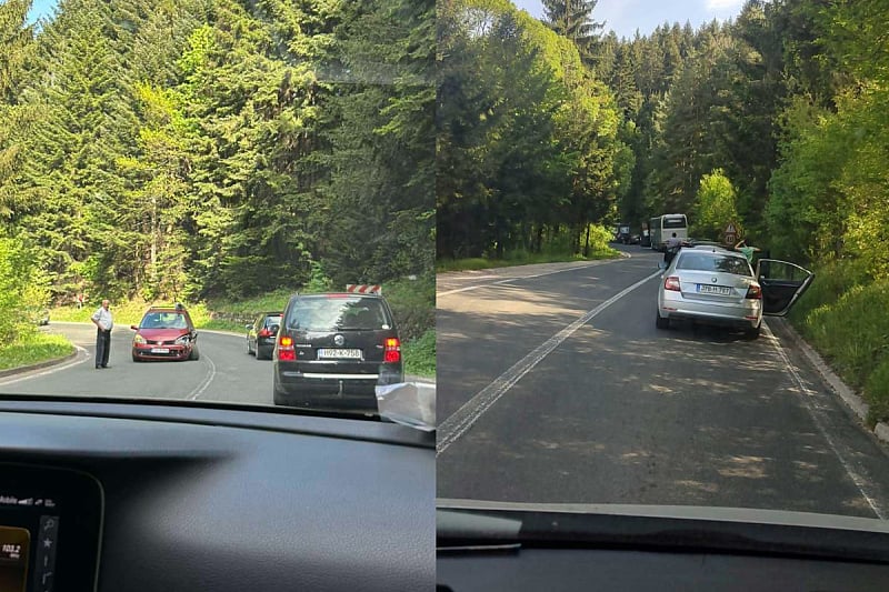 Obustavljen saobraćaj kod Olova nakon nezgode u kojoj nije bilo povrijeđenih