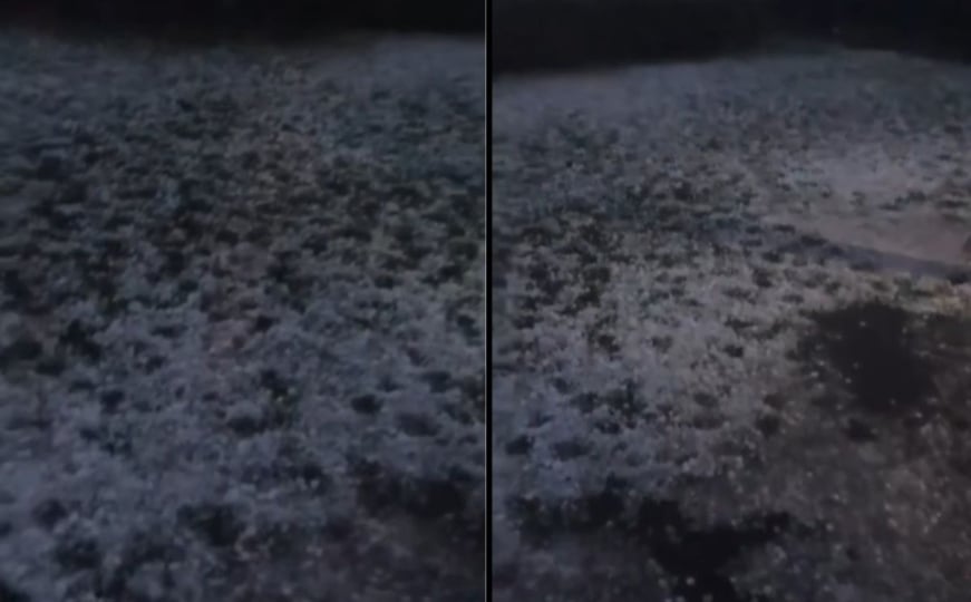 Superćelijska oluja stigla u BiH, pogledajte snimak