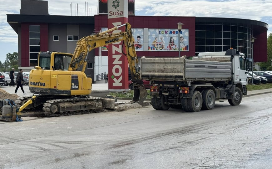 Projekat vrijedan 650.000 KM: Počela gradnja kružnog toka u Visokom