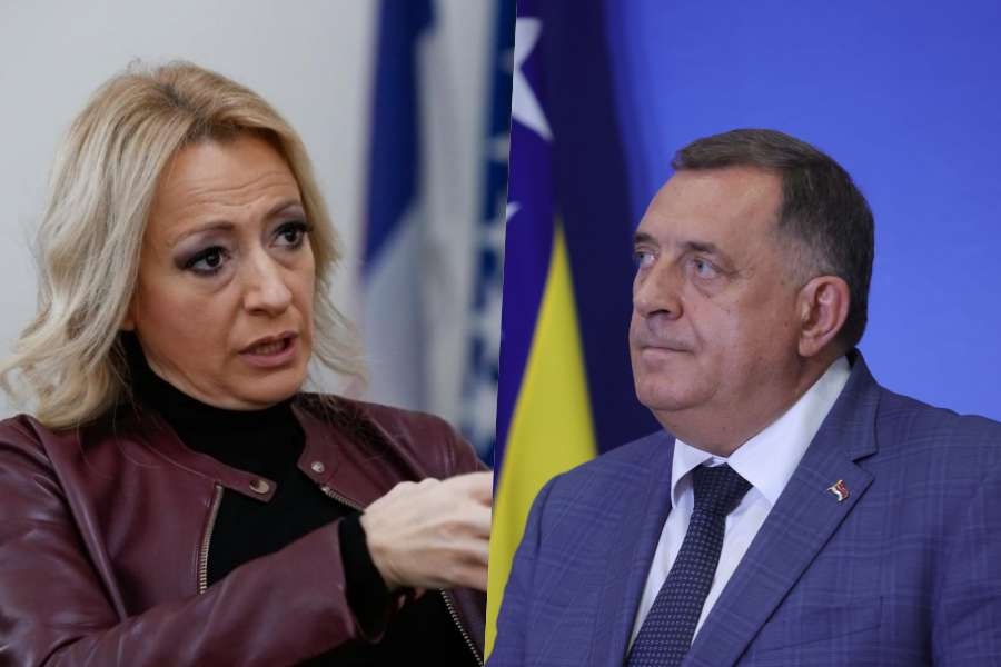 ALEKSANDRA PANDUREVIĆ OČITALA LEKCIJU DODIKU: ‘Tebi odgovaraju crnilo i izolacija, jer se u tamnom i mutnom lakše mulja’