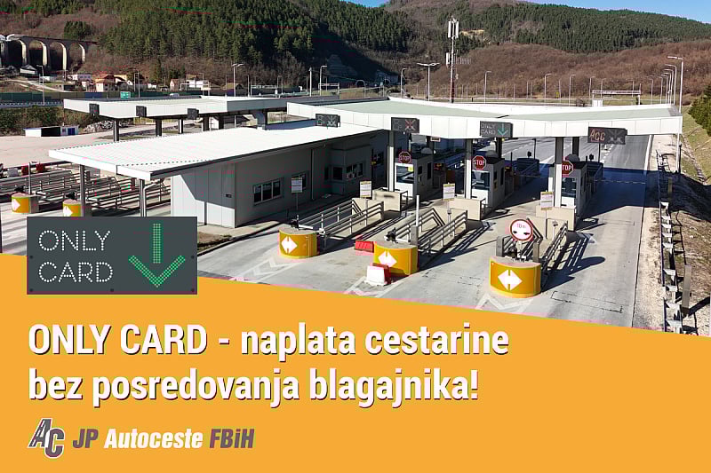 Only  Card: Naplata cestarine bez posredovanja blagajnika