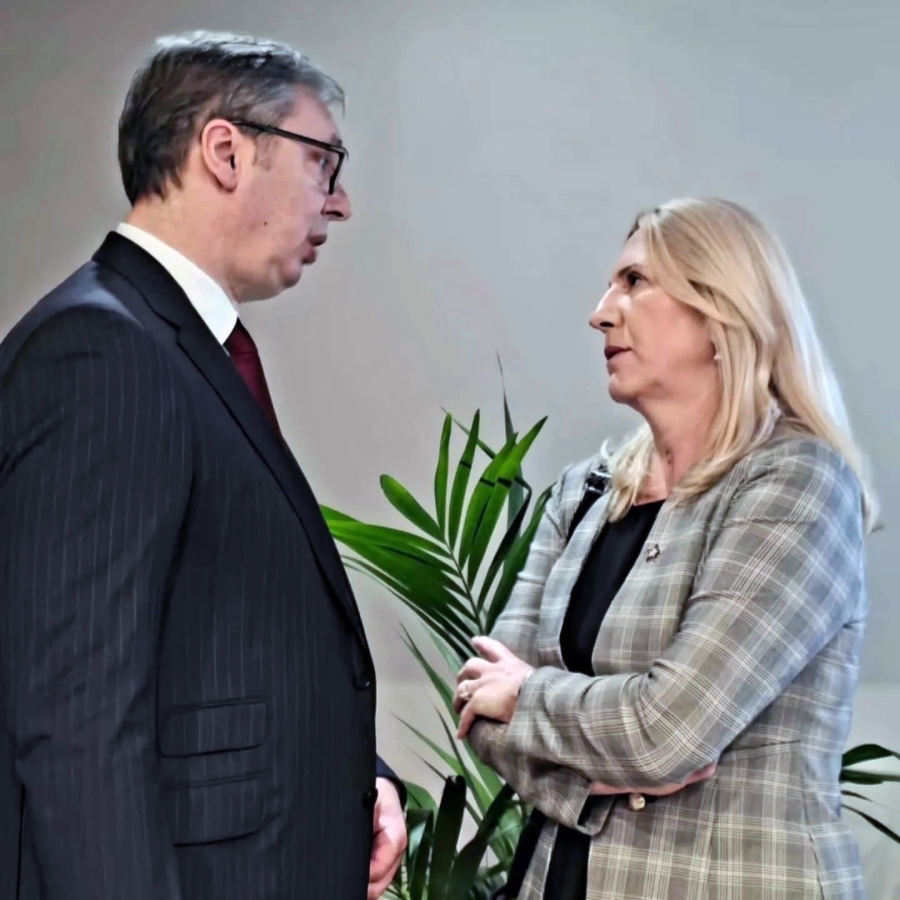 ŽELJKA CVIJANOVIĆ I ALEKSANDAR VUČIĆ U TIRANI: ‘Važno je da smo uvijek zajedno…’