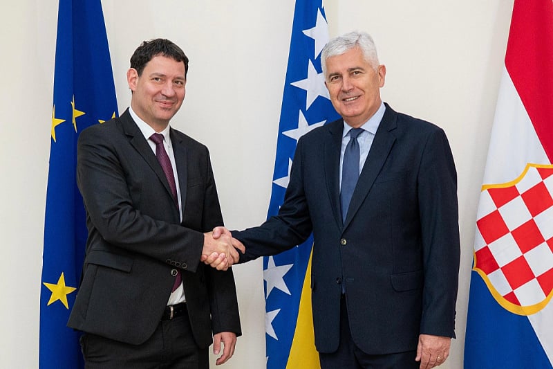 Čović se sastao sa slovenskim predstavnikom za Zapadni Balkan, govorio o nužnosti izmjena Izbornog zakona