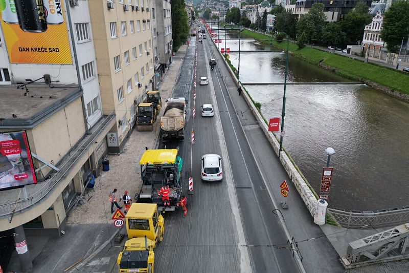 Obala Kulina bana će skoro cijeli vikend biti zatvorena za saobraćaj zbog asfaltiranja