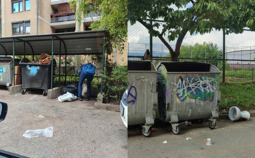 Sramotni prizori iz Sarajeva, Rad objavio fotografije: “Samo dva sata nakon čišćenja – opet isto”