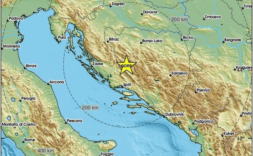 Zemljotres i danas u BiH: EMSC javlja – bio je snage 3.1