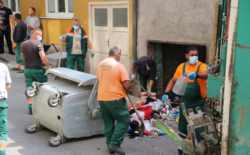 Završeno čišćenje divlje deponije na adresi Odobašina 52: U objektu zatačeno desetak sumnjivih lica