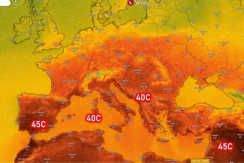 Stiže toplinski val i temperature do 39 stepeni, u nekim mjestima kiše nema do kraja juna