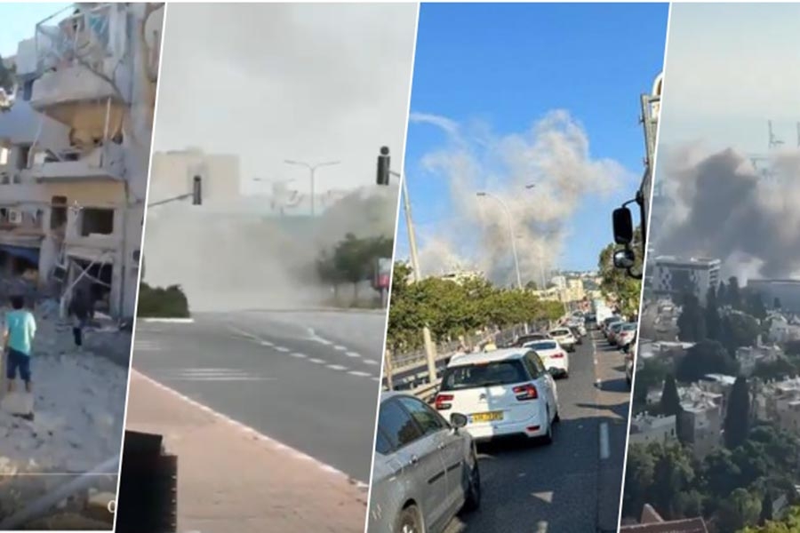 ZASTRAŠUJUĆE SNIMKE S BLISKOG ISTOKA: Iran izveo najžešći udar na Izrael od početka rata, gore Tel Aviv, Haifa…