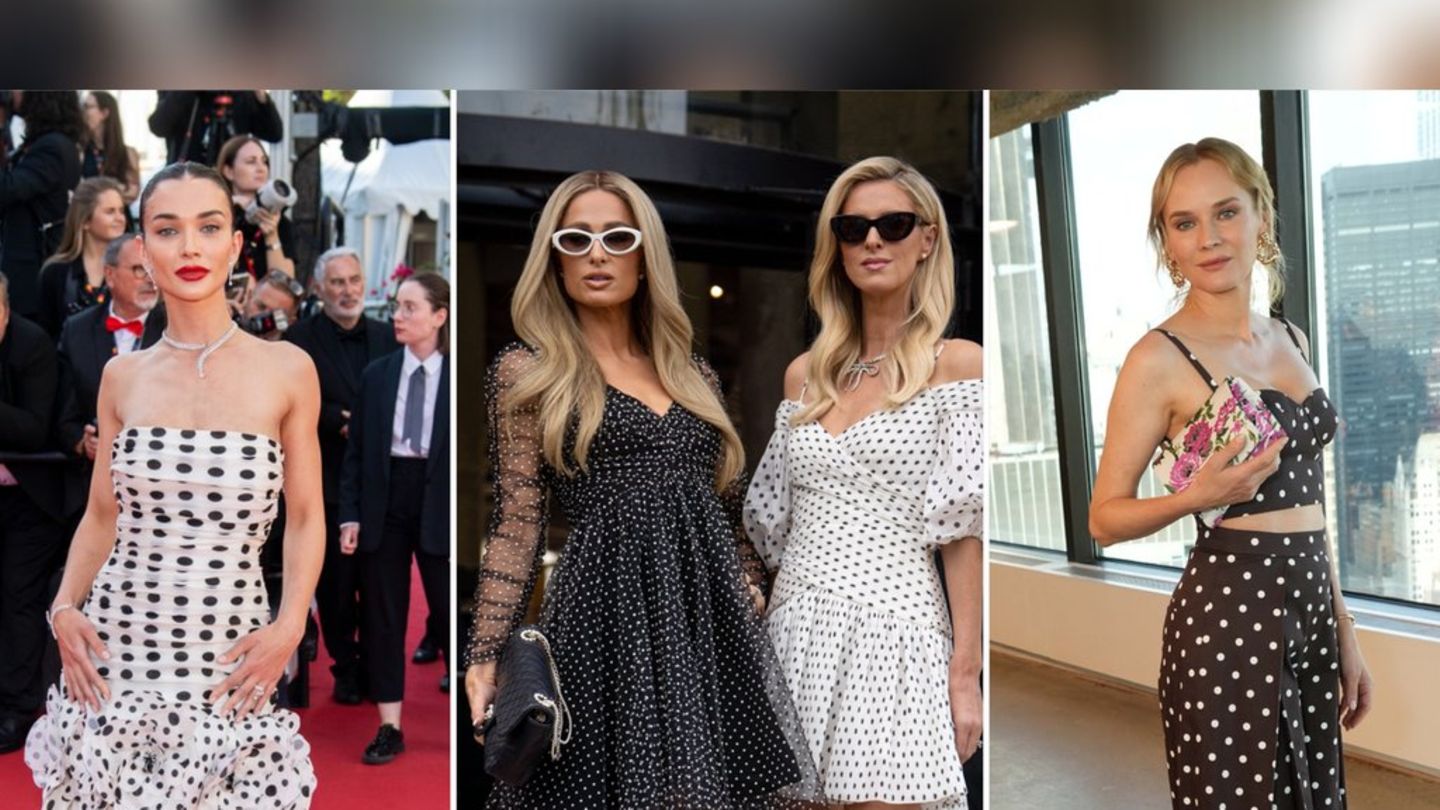 Haljine od polka-tačke su svugdje u 2025. godini: ovaj trend donosi retro njuh s njim