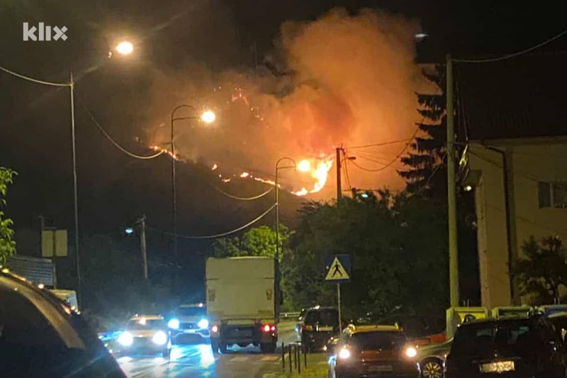 Veliki požar kod Bijele tabije na Vratniku, vatrogasci upućeni na teren
