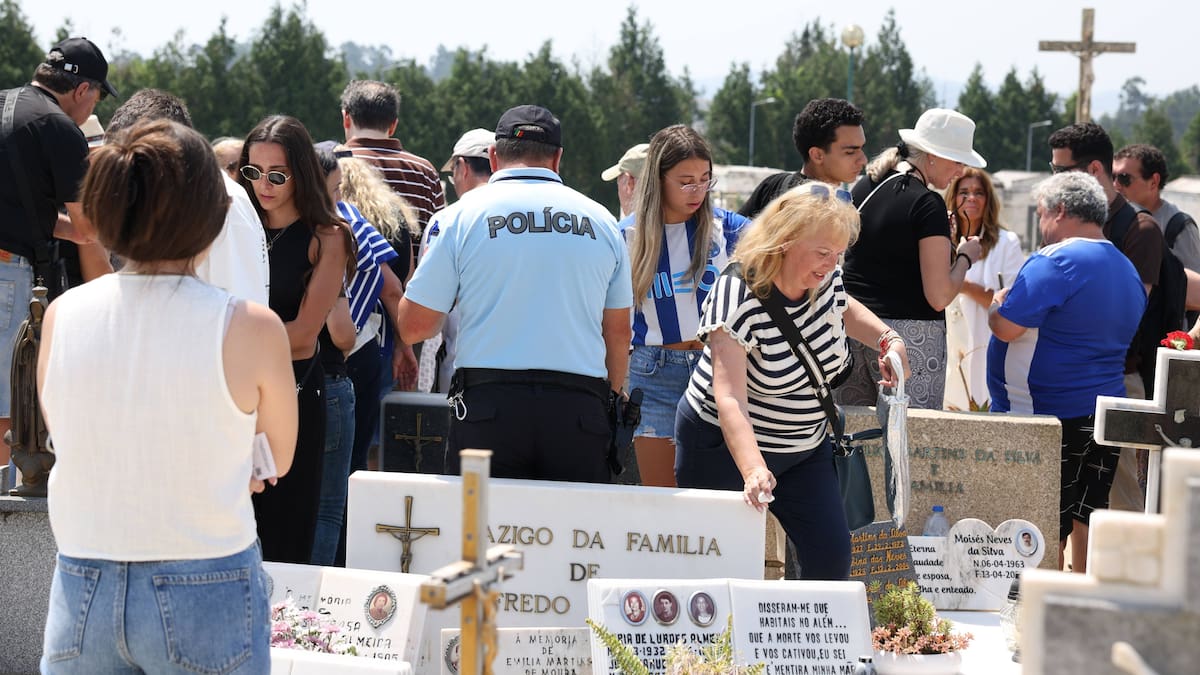 Policija mora očistiti groblje: gledatelji oluju grob diogo jote († 28)