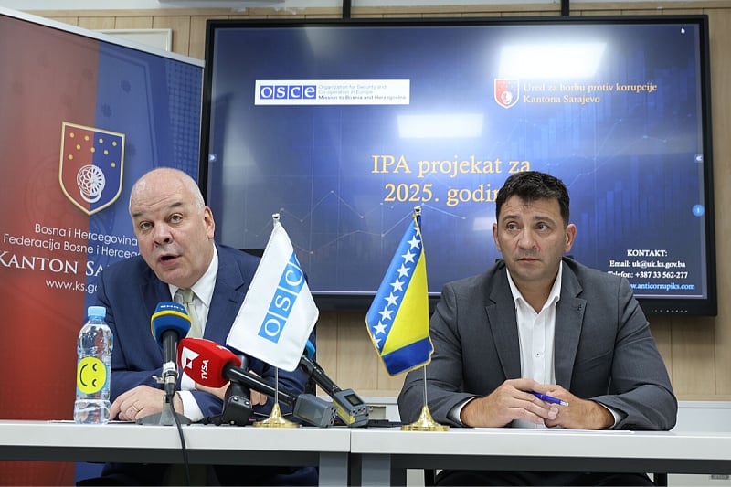 Ured za borbu protiv korupcije KS i OSCE pokrenuli novi IPA projekt za 2025.
