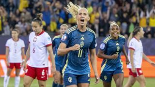 Nogomet – UEFA Euro 2025 – Švedska tri glave iznad Poljske