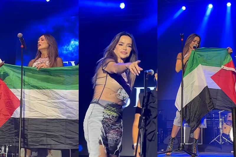 Severina na nastupu iz publike uzela i raširila zastavu Palestine: “Postoji i ova prekrasna zastava”