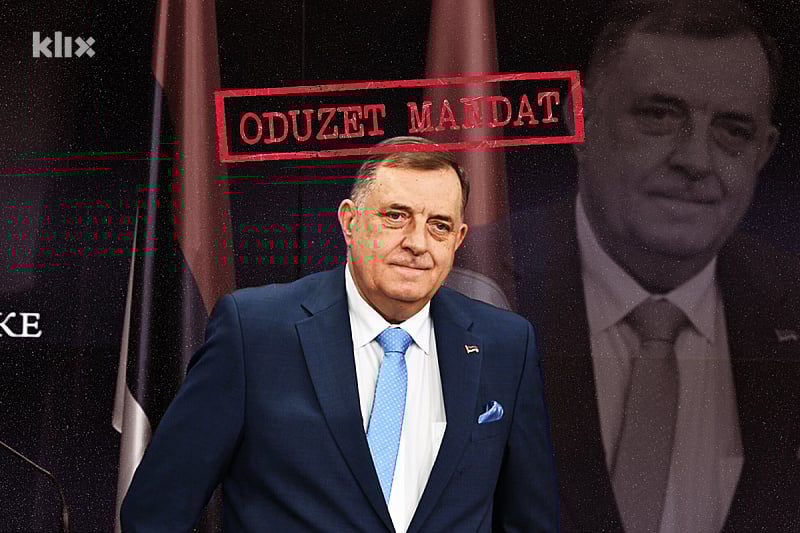 Miloradu Dodiku oduzet mandat predsjednika Republike Srpske