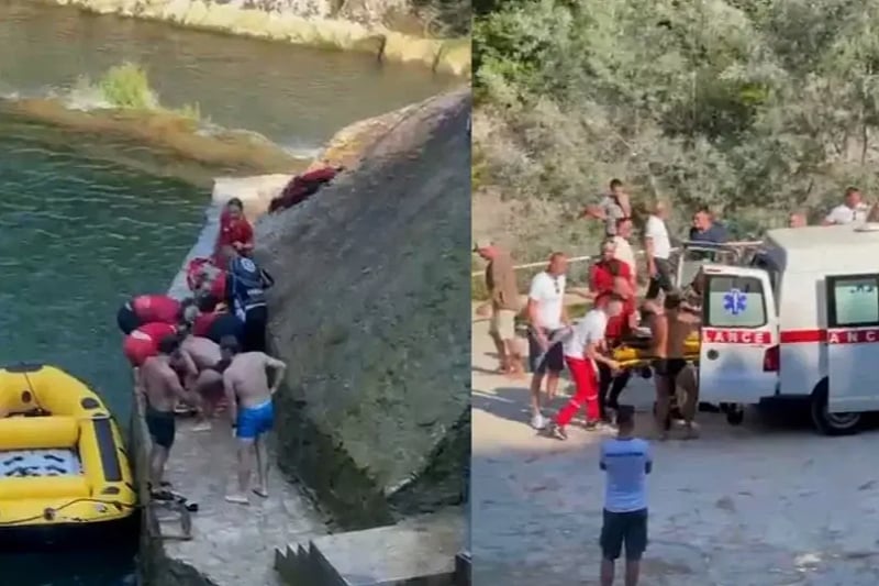 Nesreća pred skokove sa plivskog vodopada u Jajcu, muškarac samoinicijativno skočio pa se povrijedio