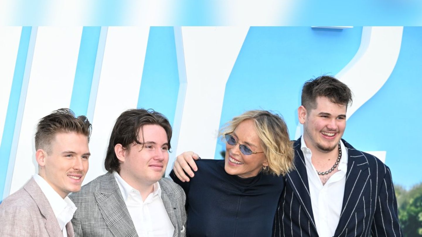 Sharon Stone: Porodični izgled sa vašim sinovima
