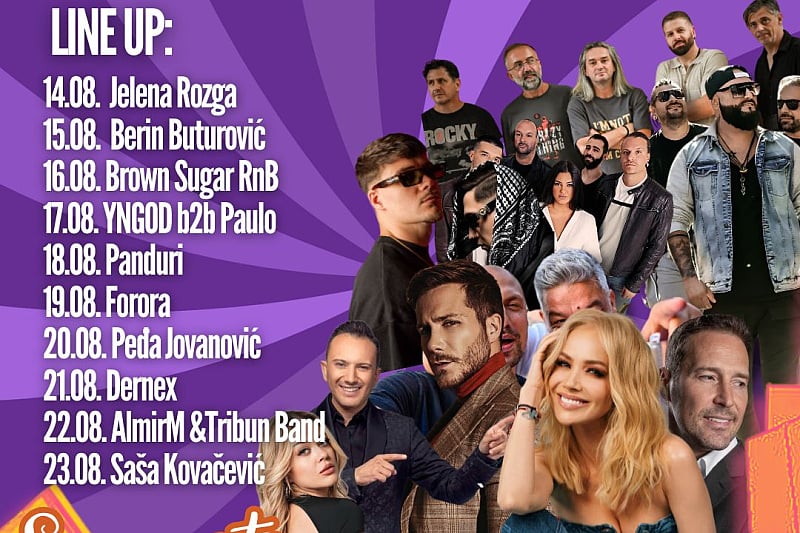 Ne propustite Summertime Madness Fest: Sve manje karata za Peđu Jovanovića i Sašu Kovačevića