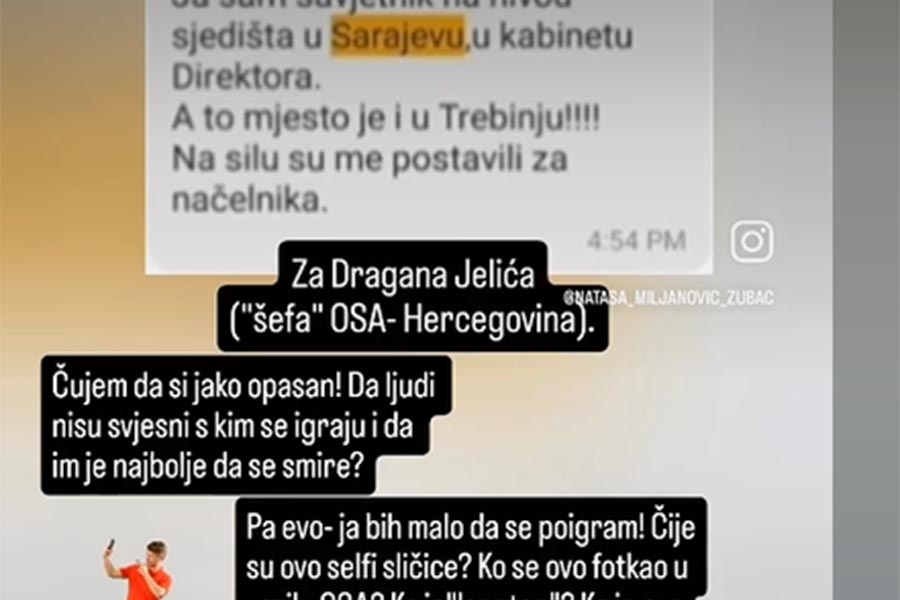 ‘ZAMISLI DA SVE OVO POŠALJEM SREDOJU NOVIĆU…’: Nataša Miljanović Zubac objavila prepiske iz Sky aplikacije, šef OSA-e u velikim problemima…