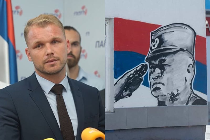 Bahato i uvredljivo: Stanivuković se pohvalio odgovorom na pitanje hoće li ukloniti mural zločinca Ratka Mladića