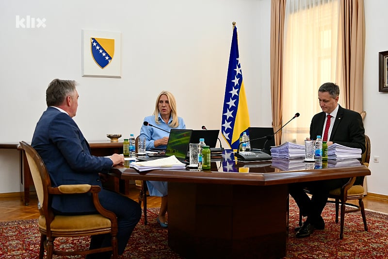 Komšić, Bećirović i Cvijanović danas o prijedlogu da se Trump nominuje za Nobelovu nagradu za mir