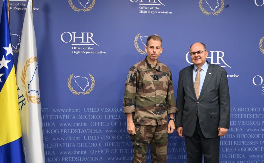 Schmidt sa operativnim komandantom EUFOR-a: Poštivanje Daytonskog sporazuma nema alternativu
