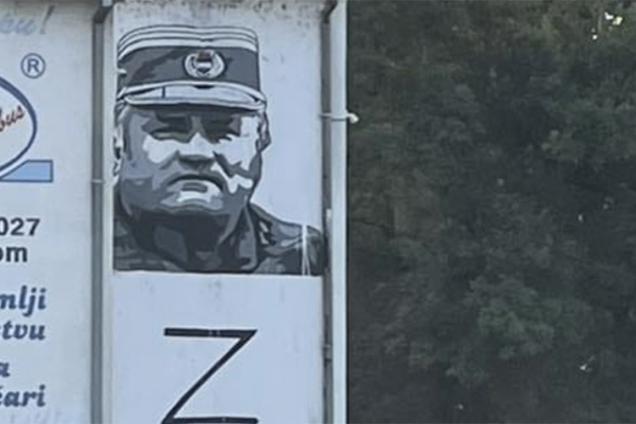 VRIJEME JE: Upućen zahtjev za uklanjanje murala ratnom zločincu Ratku Mladiću…