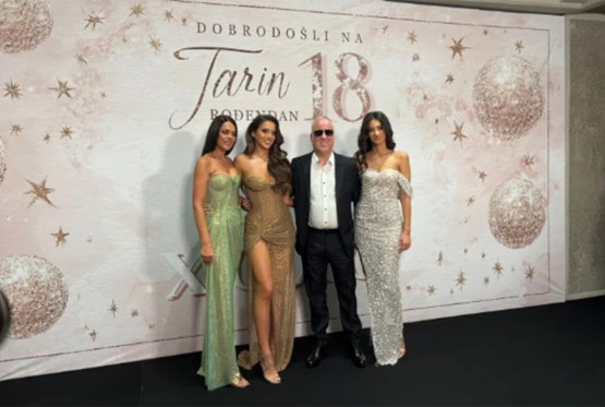 Kćerka Saše Matića zablistala u dugoj haljini na proslavi 18. rođendana